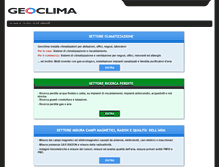 Tablet Screenshot of geoclimavicenza.it